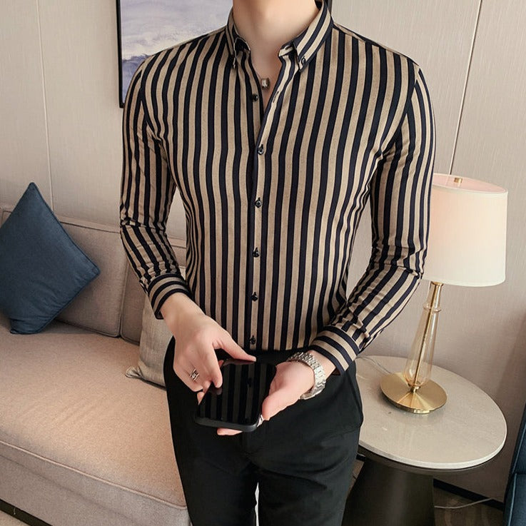 Camisa Social Masculina Slim Sampaio®