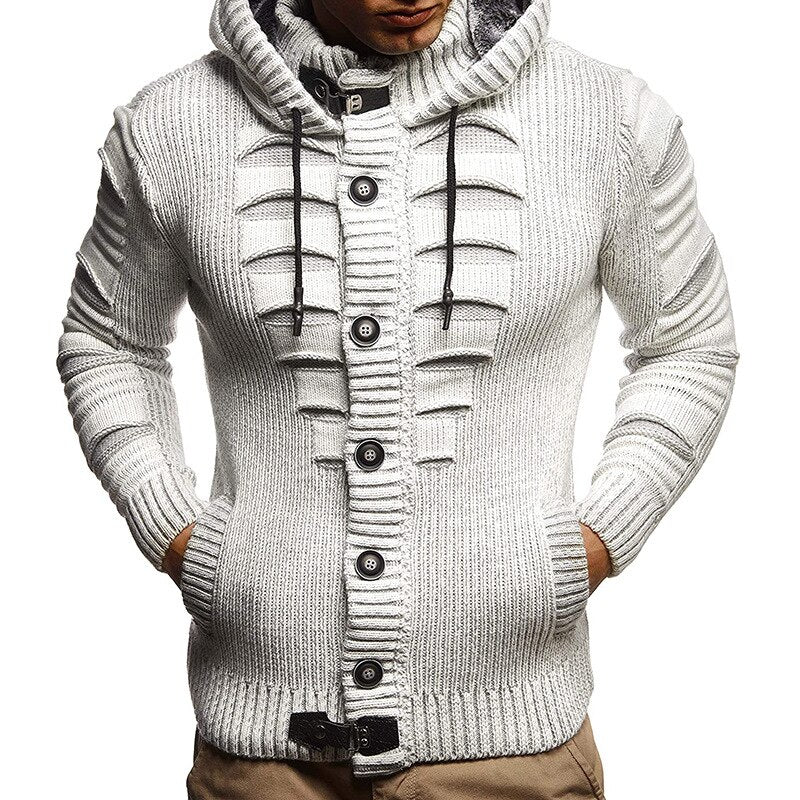 Moletom Masculino com Capuz Tricô