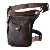 Bolsa Masculina de Cintura Couro Genuíno