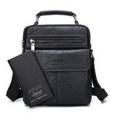 Bolsa Pequena Couro Genuíno Masculina